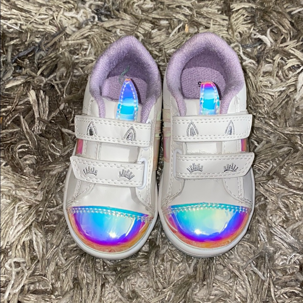 Holographic Unicorn Toddler Sneakers